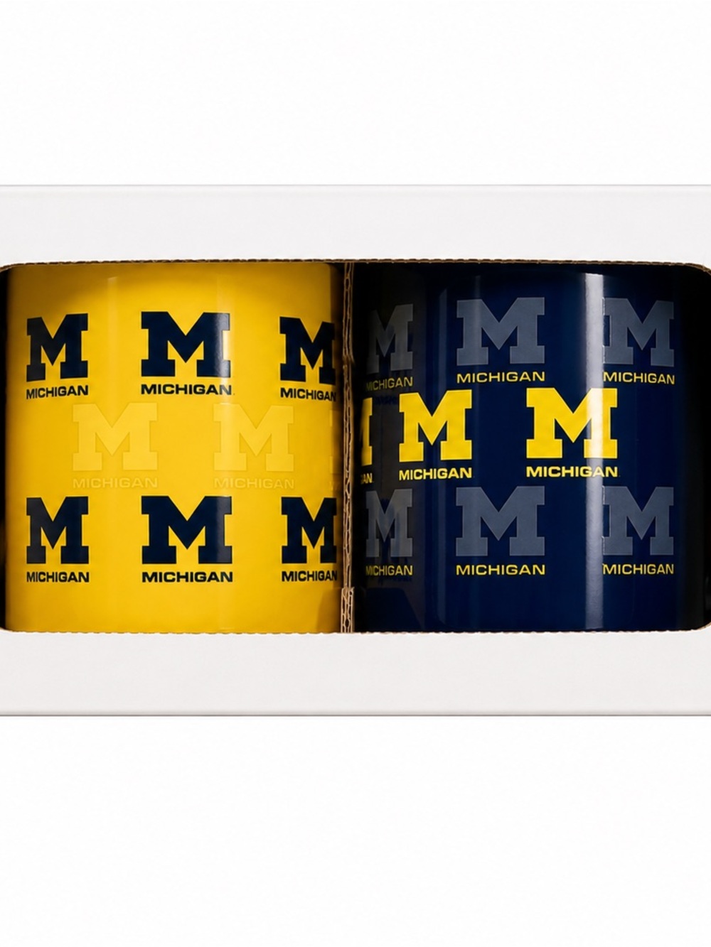 University of Michigan Wolverines Mug Set – 2 Piece – New in Box NCAA